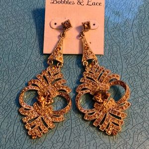 Bobbles & Lace Large Earrings